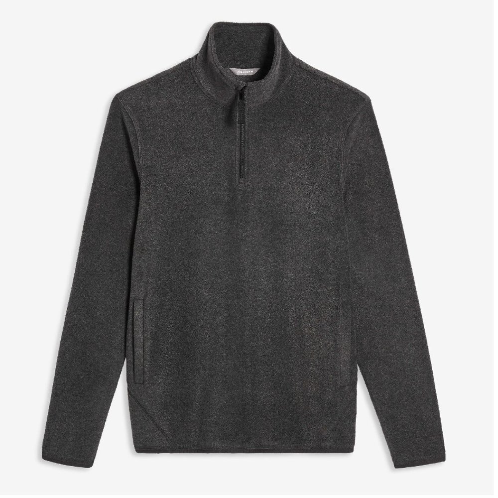 Joe Fresh Men's Quarter Zip Fleece Top